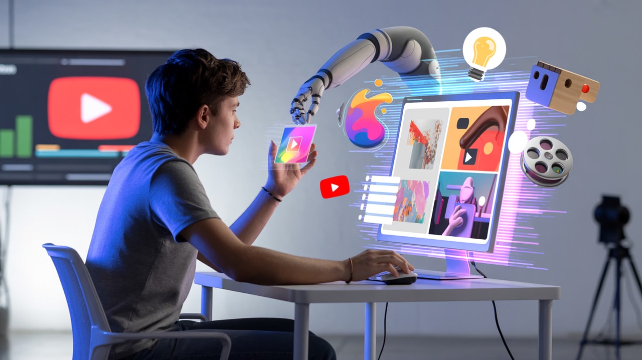 AI for YouTube Visuals: Beyond Stock Footage (Get Creative!)