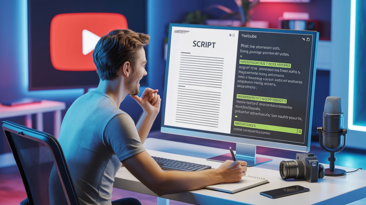AI YouTube Script Writing: From Blank Page to Engaging Video Faster