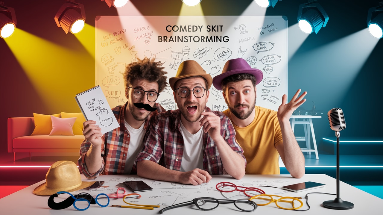 105 Hilarious Comedy Skit YouTube Niche Ideas for 2025