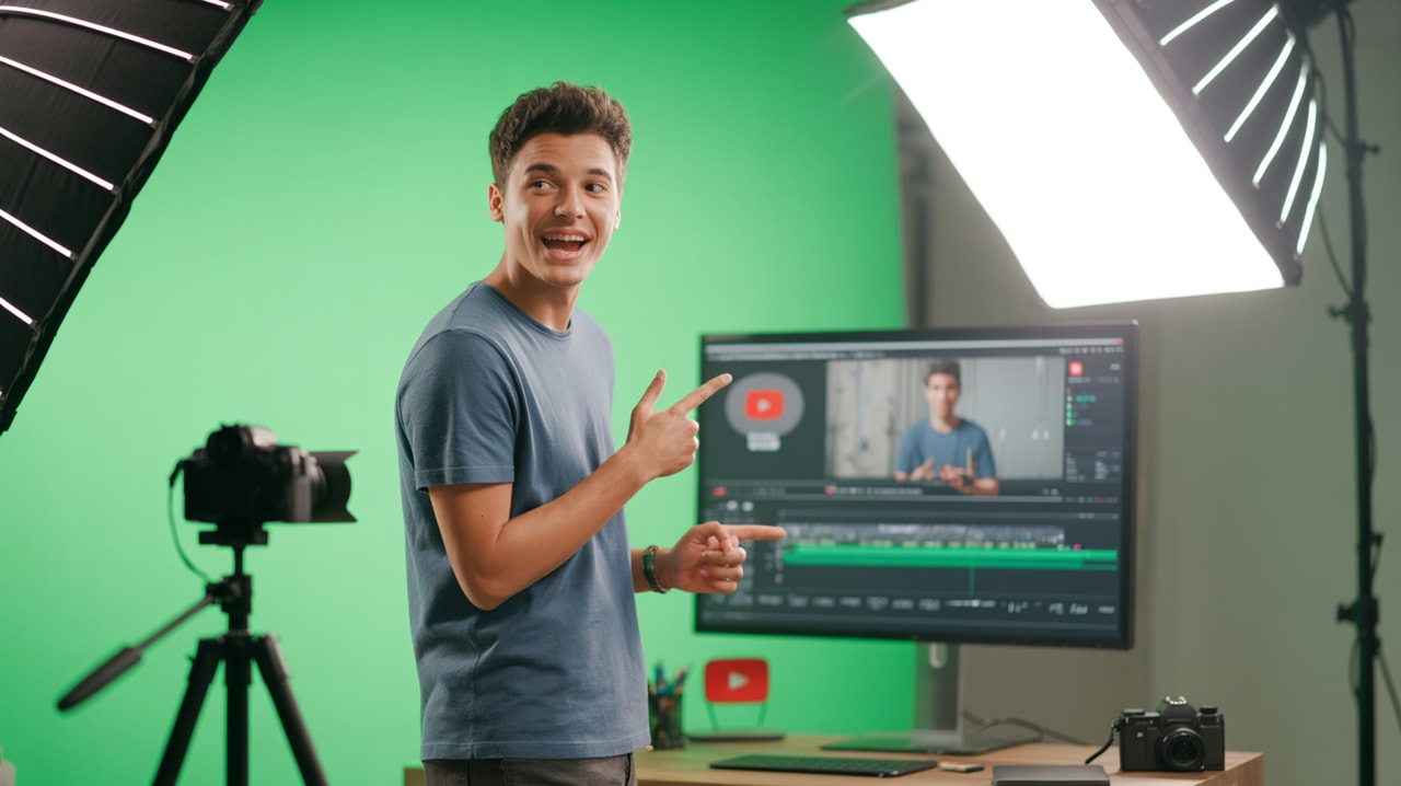 Green Screen for YouTube: When & How to Use It Effectively