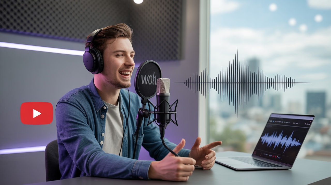 How to Record Clear Audio for YouTube Videos (Even in Noisy Rooms)