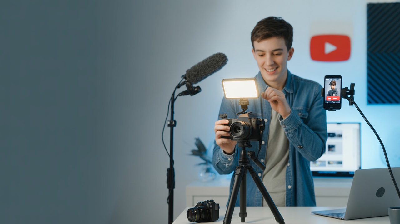 Shooting YouTube Videos Solo: Tips & Gear for One-Person Crews