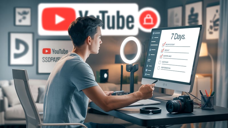 Action Checklist: Starting Your YouTube Channel in 7 Days