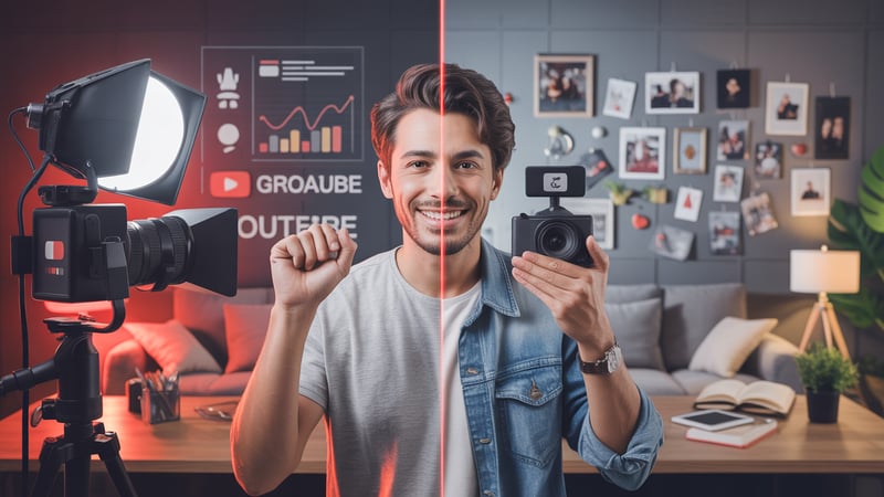 Aligning YouTube Content with Channel Goals (Growth vs. Personal Documentation)