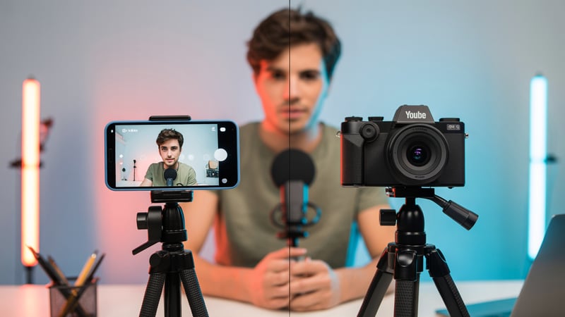 Can I Really Use My Phone for YouTube? (Smartphone vs. Camera)