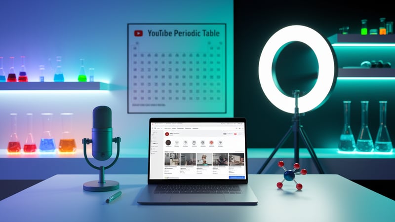 120 Creative Chemistry YouTube Channel Name Ideas 2025