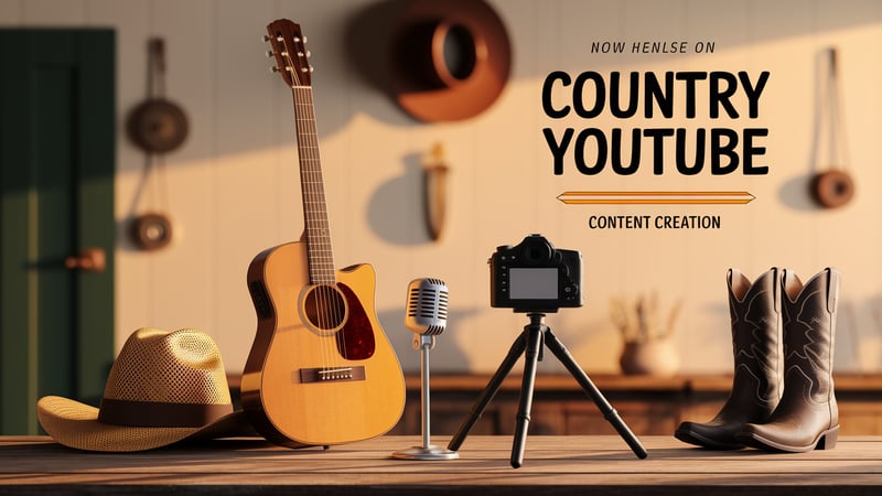105 Catchy Country Music YouTube Channel Name Ideas for 2025