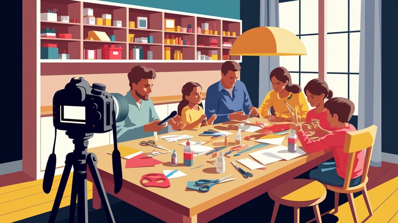 75 Creative Family Crafting YouTube Niche Ideas for 2025