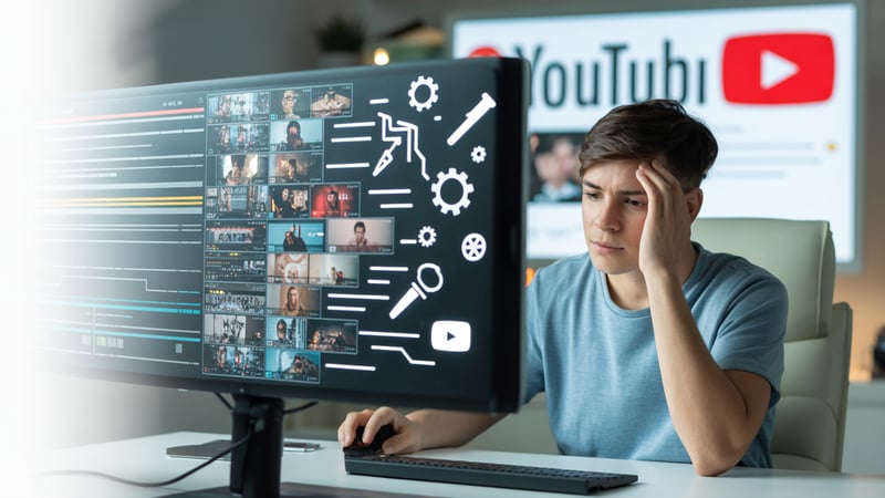 Feeling Overwhelmed by Editing? AI Tools to Simplify YouTube Video Production 2025