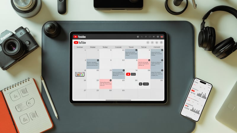How to Plan a Sustainable YouTube Content Schedule (Beginner Friendly)