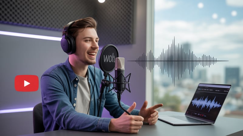 How to Record Clear Audio for YouTube Videos (Even in Noisy Rooms)