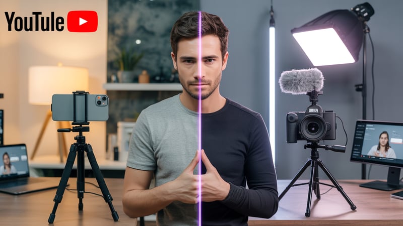 How Your YouTube Filming Setup Evolves (From Beginner to Pro)