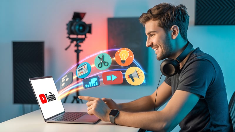 Leveraging AI for Full YouTube Workflow: Ideation to Promotion