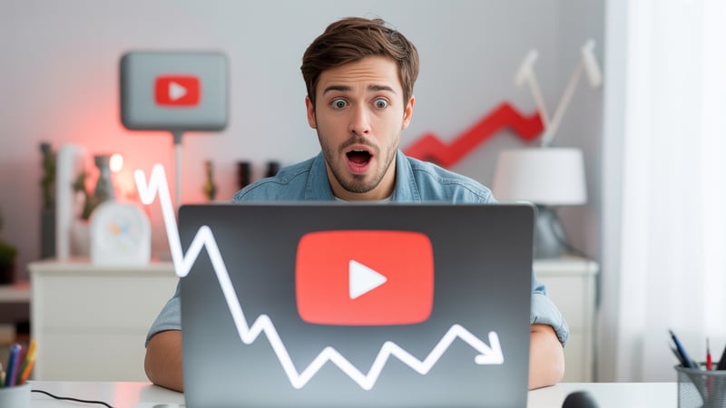 My YouTube Views Dropped Suddenly: Common Causes & Quick Fixes