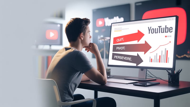 Quit, Pivot, or Persevere? Using YouTube Analytics for Big Channel Decisions