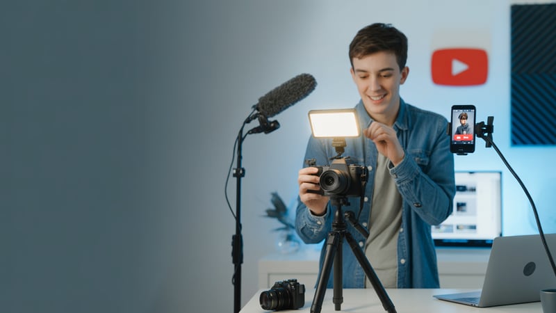 Shooting YouTube Videos Solo: Tips & Gear for One-Person Crews