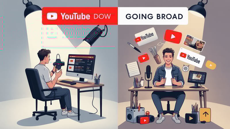 Should I Niche Down or Go Broad When Starting YouTube?