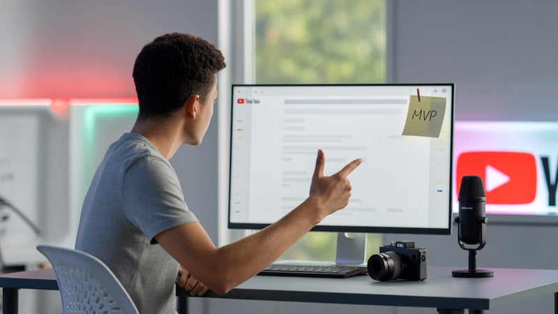 The 'Minimum Viable Content Strategy' for New YouTube Creators